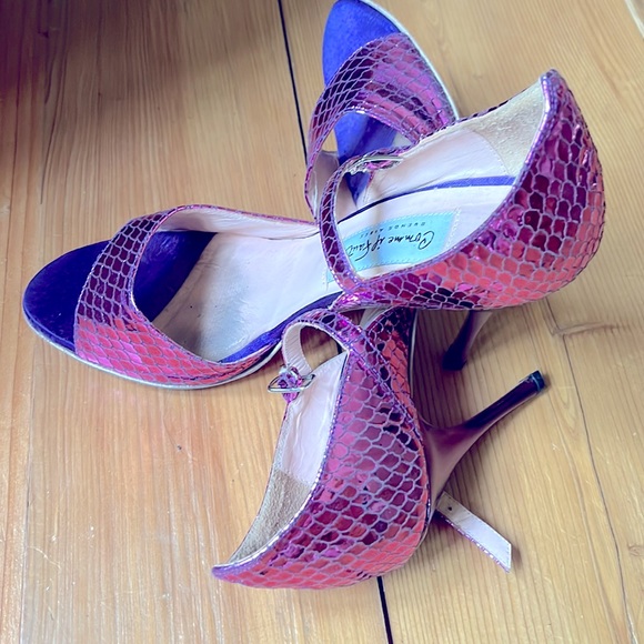 Tango shoes! Comme il faut. Like new. Size 7.5 with 4 inch stilletto heel. - Picture 5 of 6